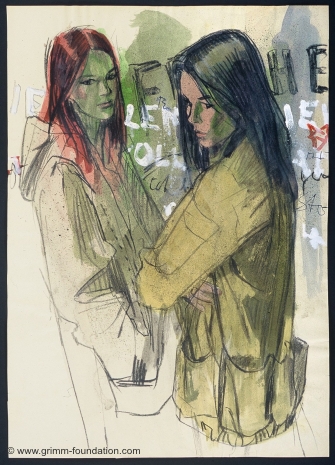 Gerd Grimm, Schwarzes und rotes M&auml;dchen 